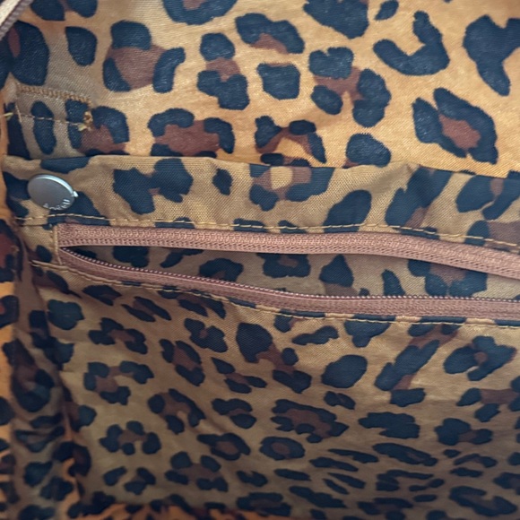 Baggu Brown and Black Leopard Tote - Picture 2 of 3
